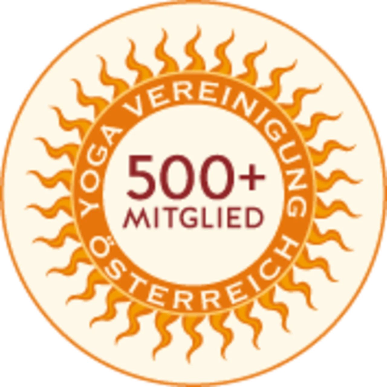500+ Mitglied der Yoga Vereinigung Österreich